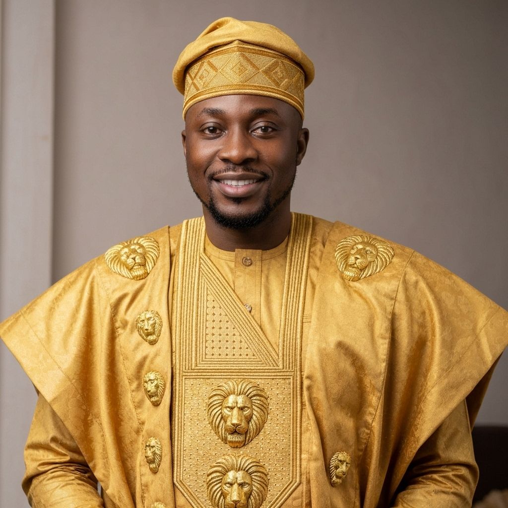 NNADI Luxury Native – Isiagu – Gold