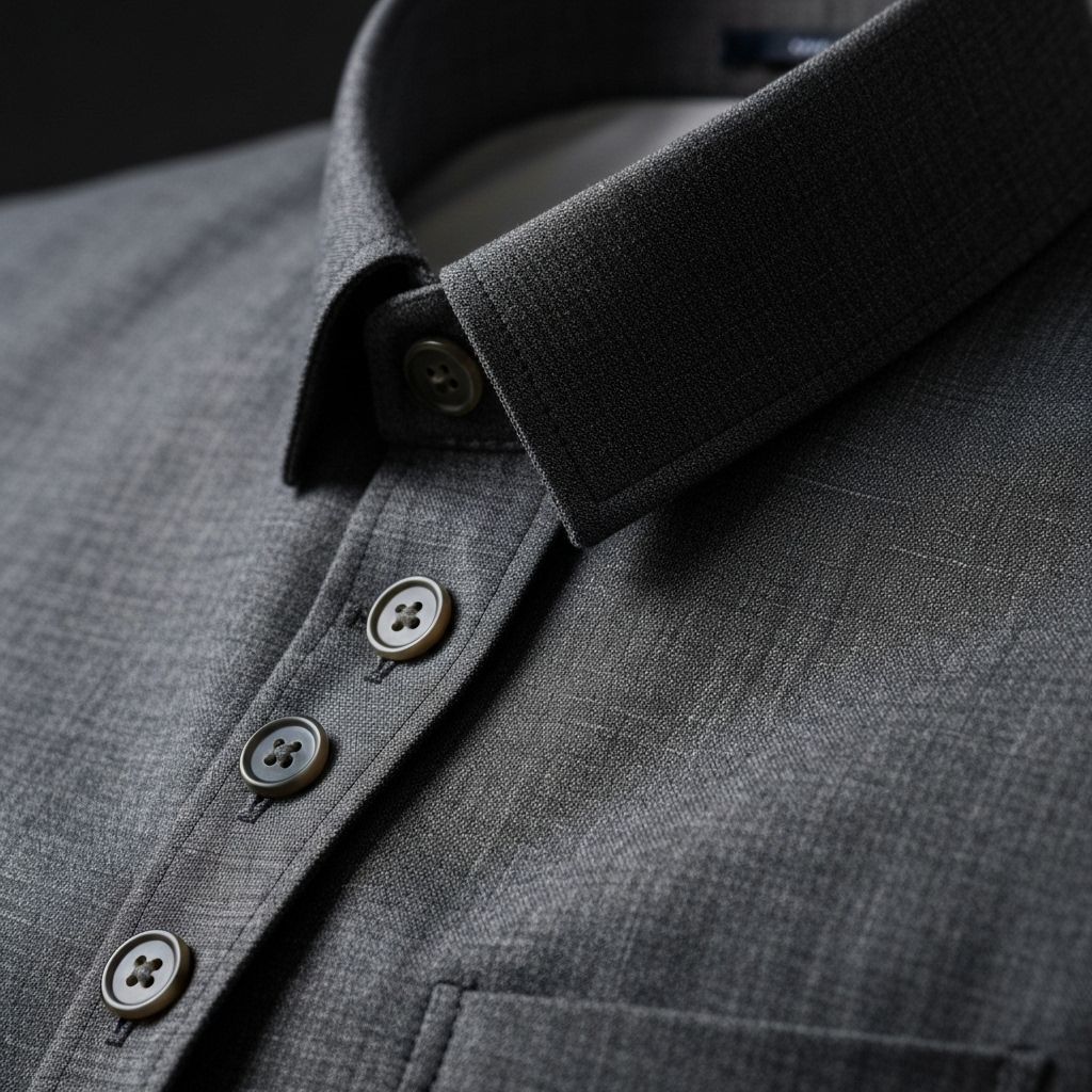 NNADI Luxury Native – Minimalist Senator – Charcoal Detail Close-up