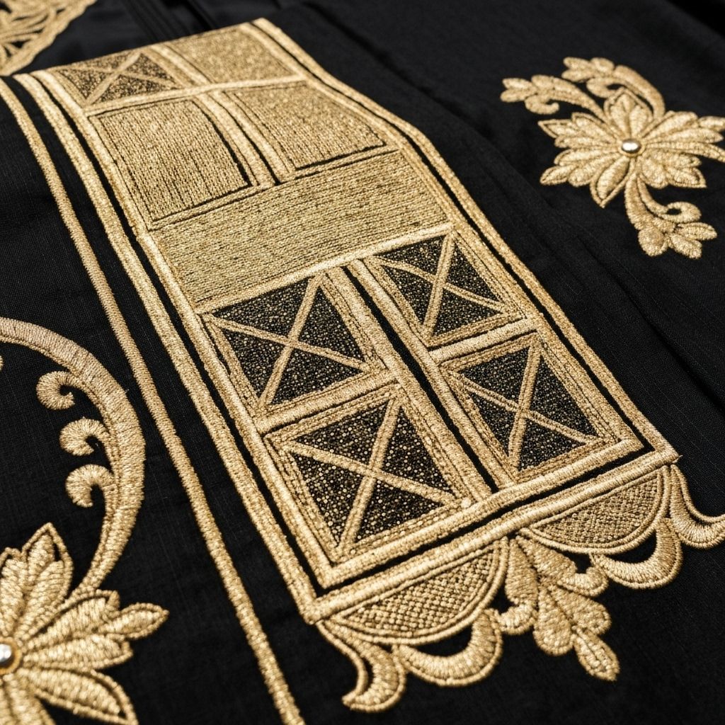 NNADI Luxury Native – Presidential Agbada – Gold Accent Detail