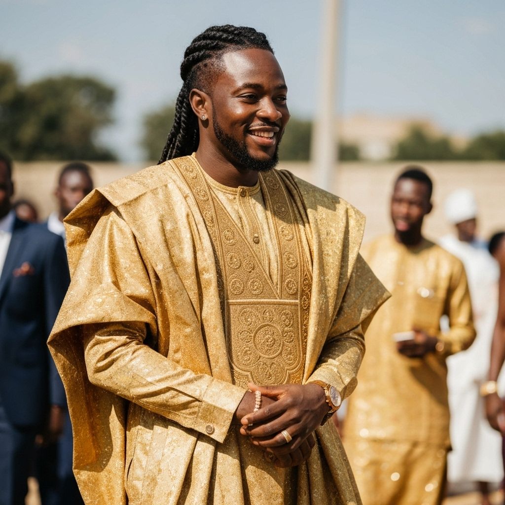 NNADI Luxury Native – Royal Agbada – Gold