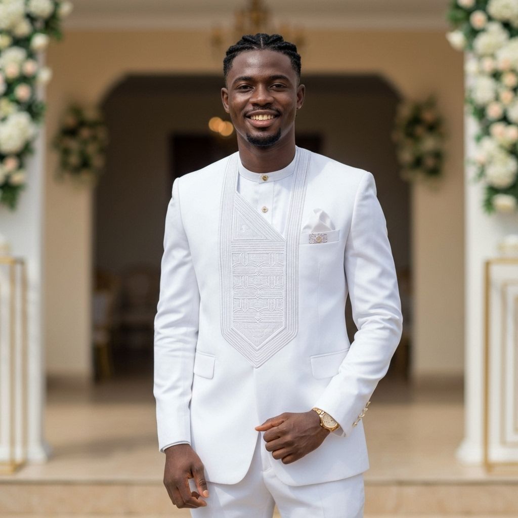 NNADI Luxury Native – Wedding Senator – White